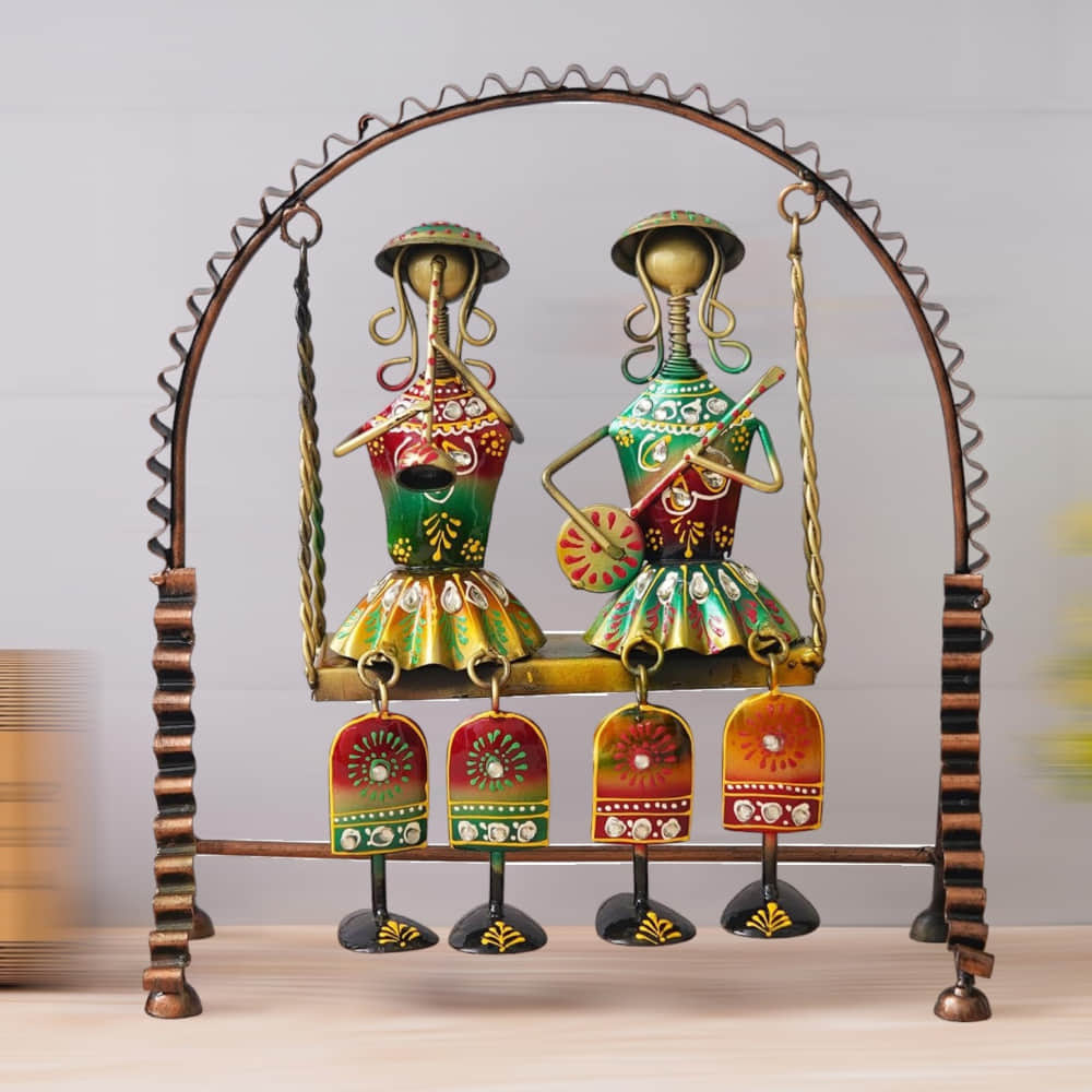 Swing Musician Doll Handmade Decorative Showpiece - photo