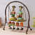 Swing Musician Doll Handmade Decorative Showpiece - rear_view