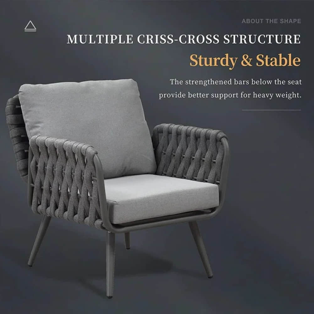 Daiden Outdoor Rope Chair - photo