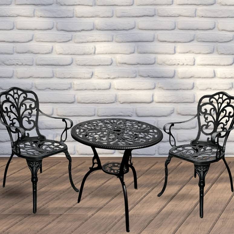 Noah Garden Bistro Table & 2 Chair Set