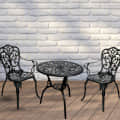 Noah Cast Iron Table & 2 Chair Set - photo