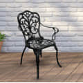 Minceta Set Of 4 Cast Aluminum Chair - photo