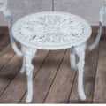 Clint Cast Aluminium Chair and Cast Iron Table Set - front_view