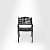 Rezzan Set Of 2 Cast Iron Table And Chair Set - top_view