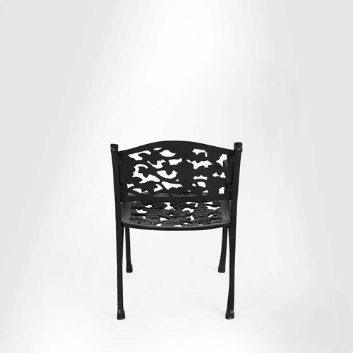 Rezzan Set Of 2 Cast Iron Table And Chair Set