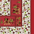 Impressive Red Colored Printed Cotton Double Bedsheet With 2 Pillow Cover - front_view