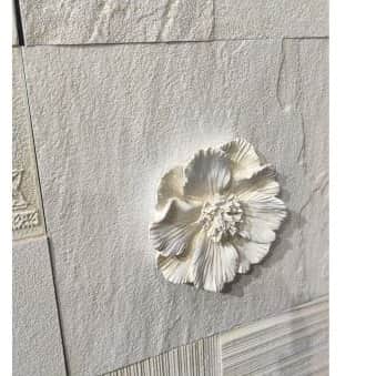 Stone Buddha Carving Wall Tile - left_view