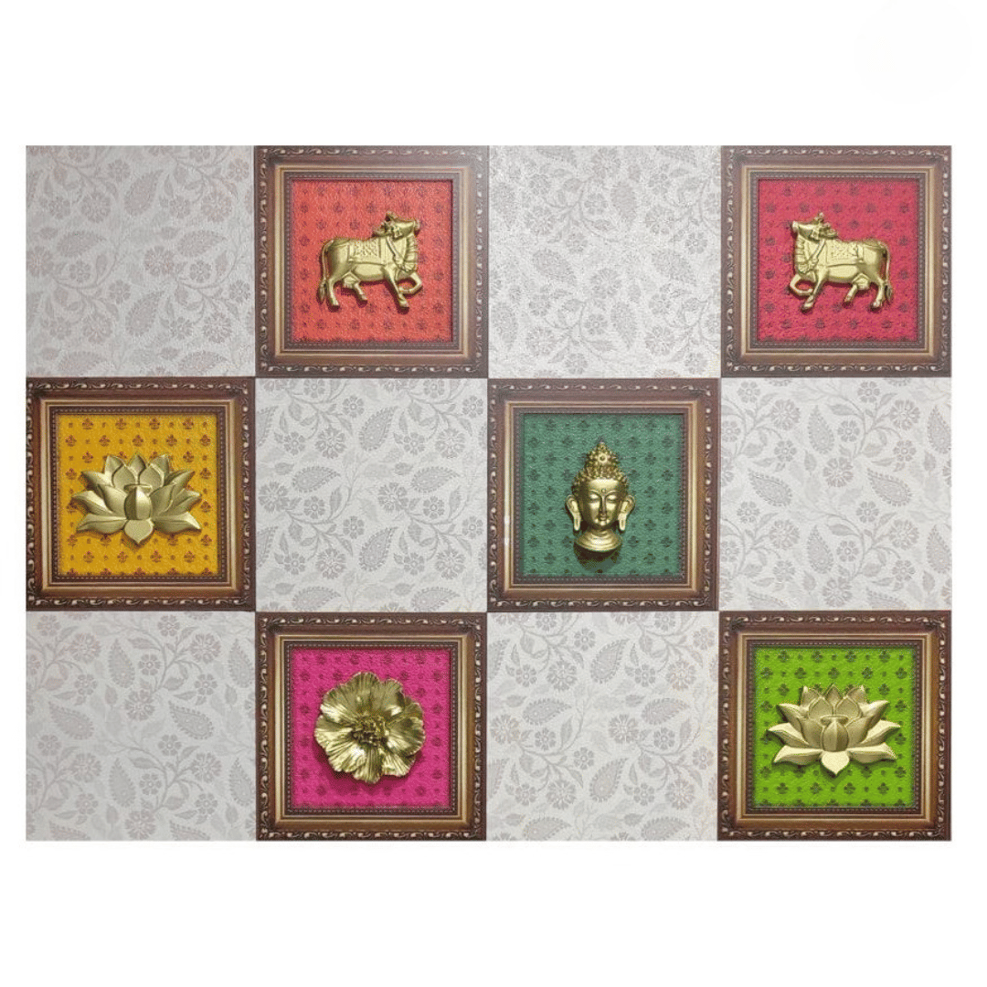 Colourfull Embossed Tile - front_view