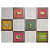 Colourfull Embossed Tile - front_view