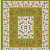 Printed Cotton Double Bed sheet With 2 Pillow Cover Green - rear_view