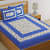 Printed Cotton Double Bed sheet With 2 Pillow Cover/ Blue - photo