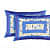 Printed Cotton Double Bed sheet With 2 Pillow Cover/ Blue - rear_view