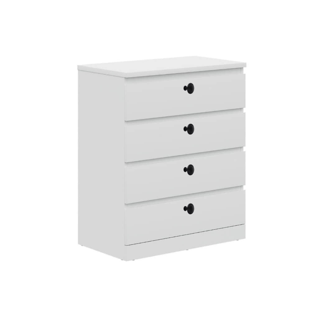 Engineered Wood Chest of Drawer with 4 Drawers - photo