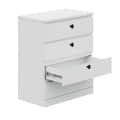 Engineered Wood Chest of Drawer with 4 Drawers - front_view