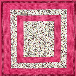 Flaunt Printed Cotton Double Bed sheet with 2 Pillow Cover/pink - front_view