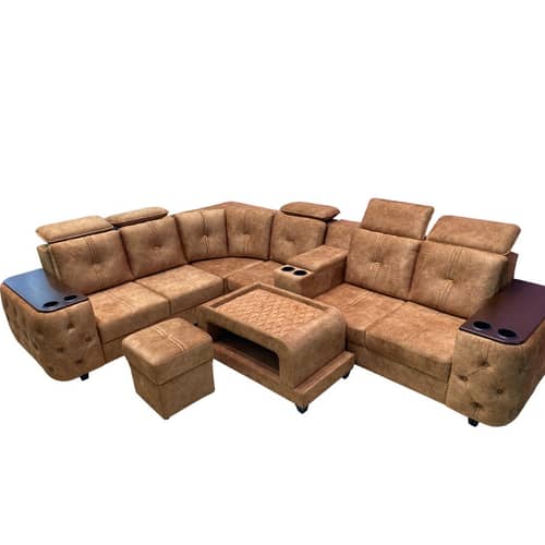 L shape 6-Seater Sofa Set