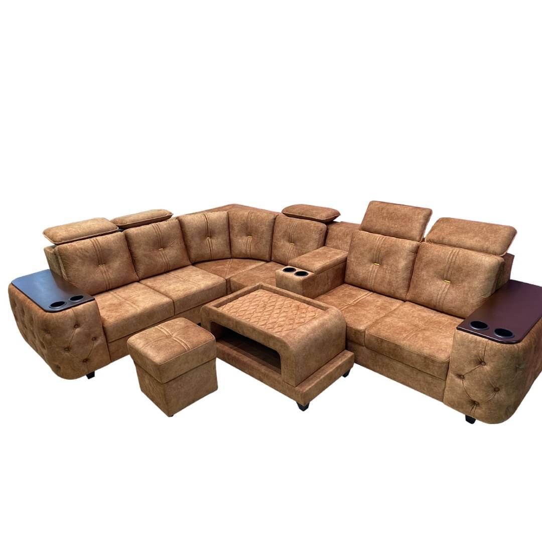 L shape 6-Seater Sofa Set