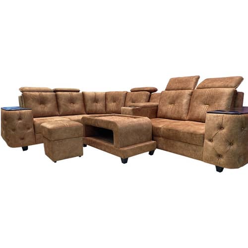 L shape 6-Seater Sofa Set