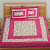 Flaunt Printed Cotton Double Bed sheet with 2 Pillow Cover/pink - top_view