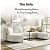 Furnart Alzera Convetible U shaped 6 seater sofa set - left_view
