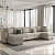 Silverster Modern 9 seater u shaped sectional sofa set - photo