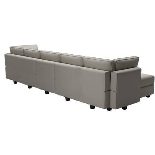Silverster Modern 9 Seater U Shaped Sectional Sofa Set