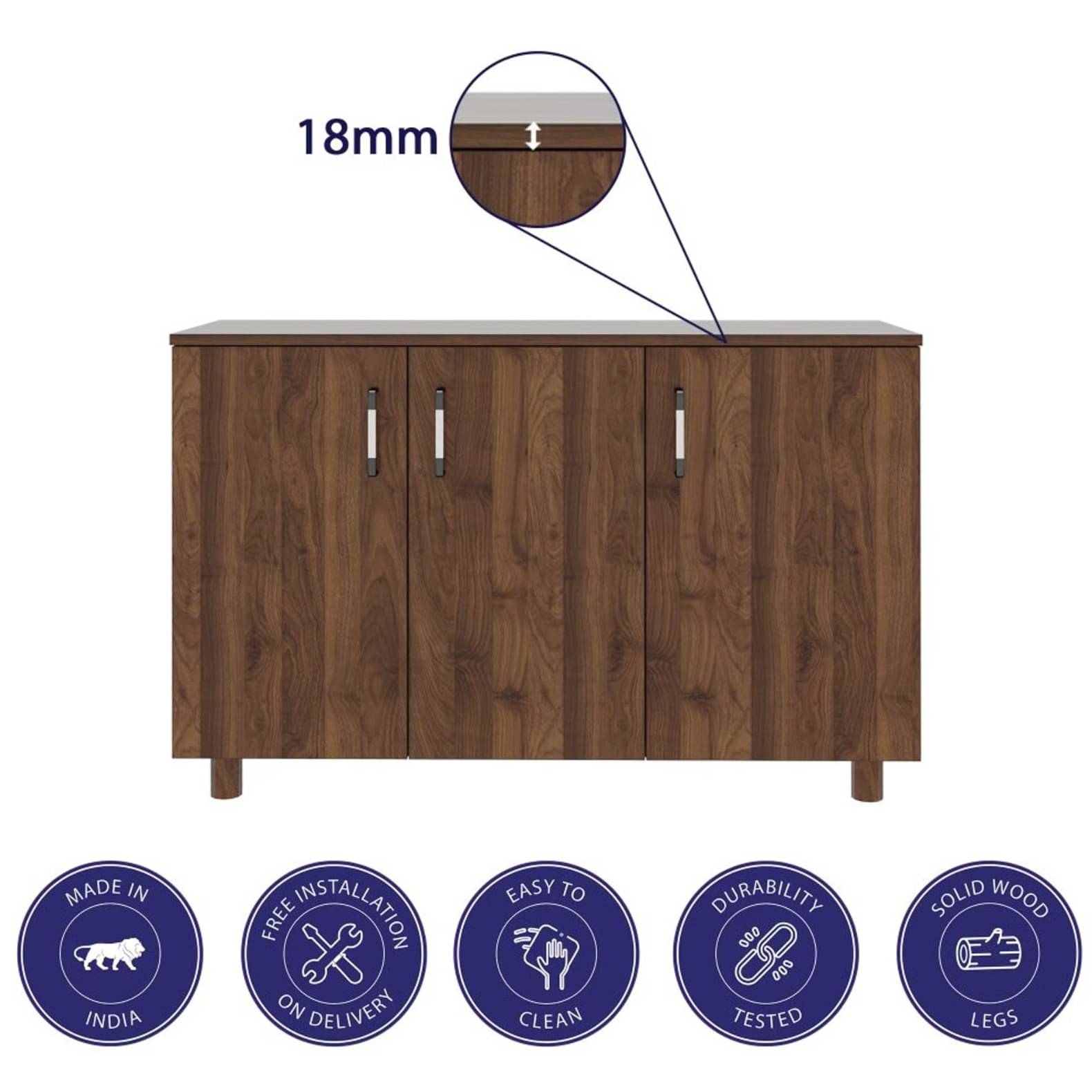 Shoe Rack with 3 Doors