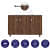 Shoe Rack with 3 Doors - front_view