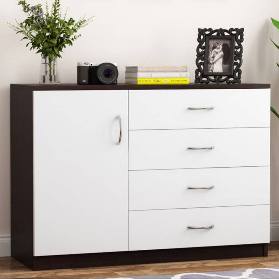 Familia 4-Drawer Wooden Chest Of Drawers