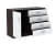 Familia 4-Drawer Wooden Chest Of Drawers - rear_view