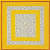 Alluring Printed Cotton Double Bed sheet with 2 Pillow Cover/yellow - front_view