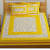 Alluring Printed Cotton Double Bed sheet with 2 Pillow Cover/yellow - top_view