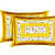 Alluring Printed Cotton Double Bed sheet with 2 Pillow Cover/yellow - rear_view