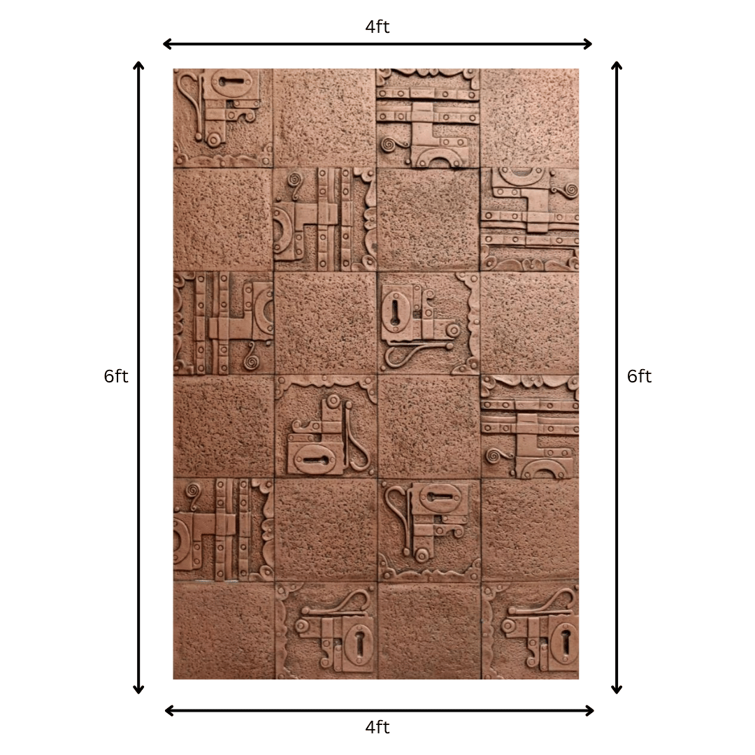 Resin tile - front_view