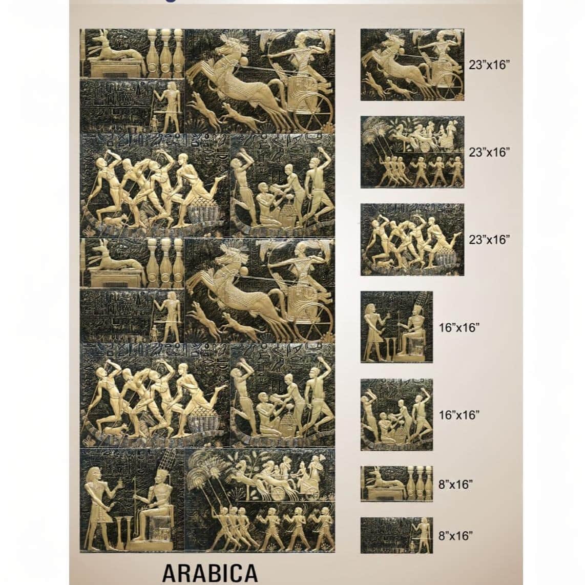 Arabic Design Tiles - top_view