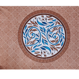 Eye-catching Print Cotton Double Bed sheet with 2 Pillow Cover - top_view