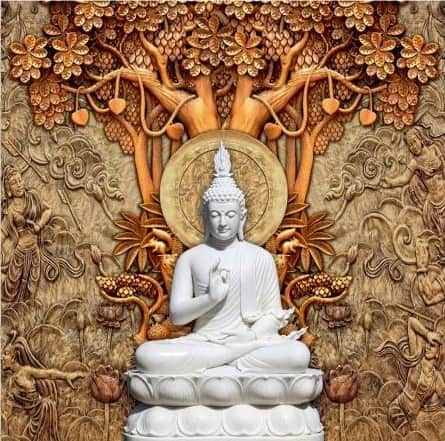 Buddha Wall Tile - top_view