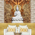 Buddha Wall Tile - rear_view