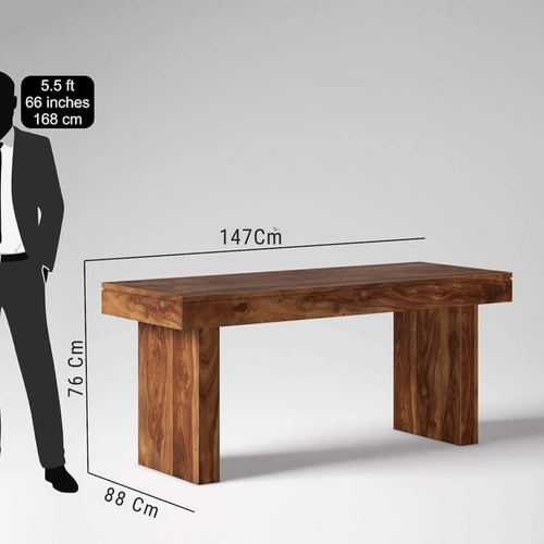 Grenoble Sheesham Wood 6 Seater Dining Set