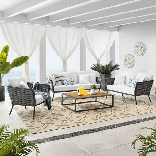 Sapa Stylish Outdoor Furniture With Cushion Set