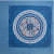 Delightful Blue Colored Print Cotton Double Bed sheet with 2 Pillow Cover - front_view