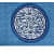 Delightful Blue Colored Print Cotton Double Bed sheet with 2 Pillow Cover - top_view