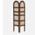 Sheesham Wood Rattan Display Shelf - top_view