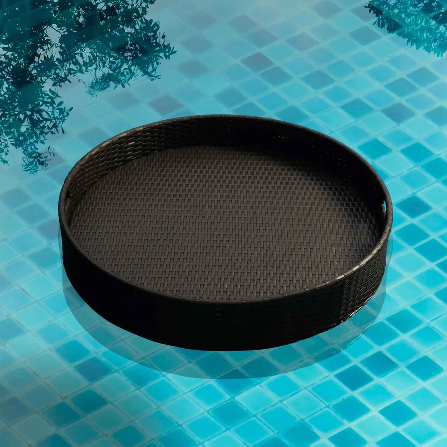 Enciso Luxury Floating Serving Tray (Round) - rear_view