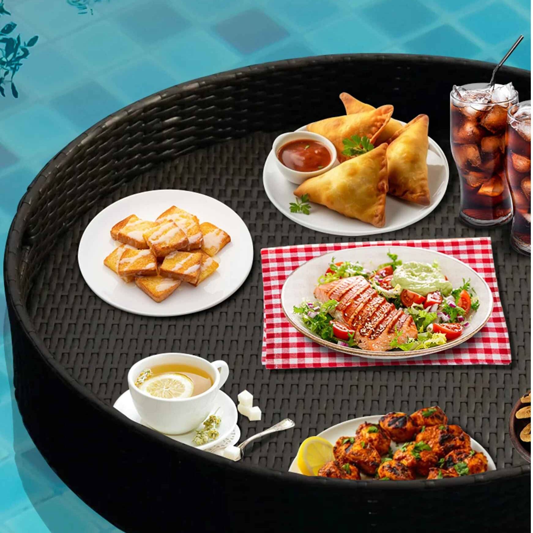 Enciso Luxury Floating Serving Tray (Round)