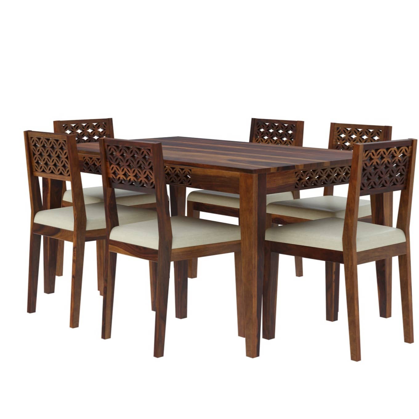 Sheesham Wood 6 Seater Dining Set