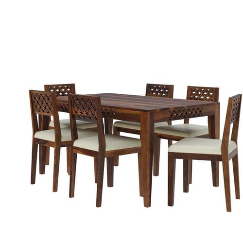 Sheesham Wood 6 Seater Dining Set