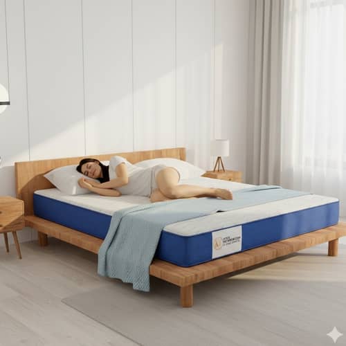 Orthopedic Mattress Queen Size  (78x60x6 Inch) | Medium-Firm Feel, Pain Release ; Spine Support