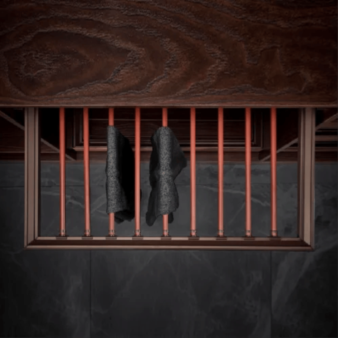 Bergen Pull Out Trousers Rack Clothes Organizers (35x18x2 Inch)