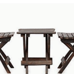 WOODEN CHAIR FOR CHILDREN - rear_view